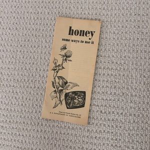 Honey Vintage Booklet